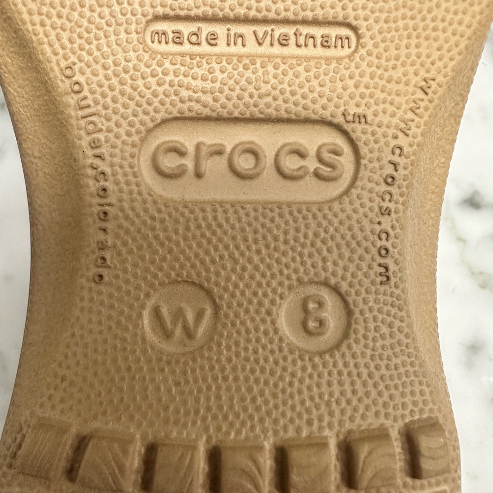 New without tags, ladies, crocs, size 8, blue - Picture 3 of 3